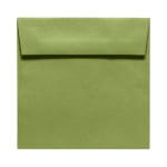 LUX Square Envelopes, 6 1/2in x 6 1/2in, Peel & Press Closure, Avocado Green, Pack Of 1,000