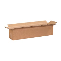 Partners Brand Long Corrugated Boxes 18in x 4in x 4in, Bundle of 25