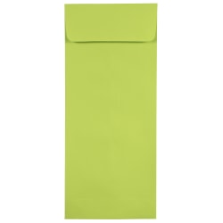 JAM PAPER #12 Policy Business Colored Envelopes, 4 3/4 x 11, Ultra Lime Green, 25/Pack