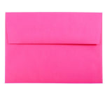 JAM Paper Booklet Invitation Envelopes, A7, Gummed Seal, Fuchsia Pink, Pack Of 25