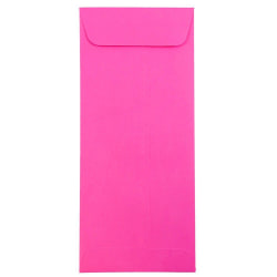 JAM Paper #10 Policy Envelopes, Gummed Seal, Ultra Fuchsia, Pack Of 25