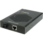 Perle S-1110P-S2SC70 Media Converter - 1x PoE (RJ-45) Ports - 1 x SC Ports - 1000Base-ZX, 10/100/1000Base-T - 43.50 Mile - Rail-mountable, Rack-mountable, Wall Mountable