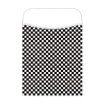 Barker Creek Library Pockets, 3 1/2in x 5 1/8in, Black Checks, Pack Of 30