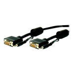 Comprehensive - Video / audio cable - VGA / audio - HD-15 (VGA), mini-phone stereo 3.5 mm male to HD-15 (VGA), mini-phone stereo 3.5 mm male - 15 ft - triple shielded - molded