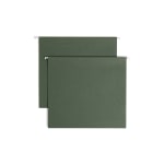 Smead Hanging Box-Bottom File Folders, 3in Expansion, Letter Size, Standard Green, Box Of 25