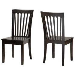 Flash Furniture Elon Series Chairs, Clear/Gold, Set Of 2 Chairs