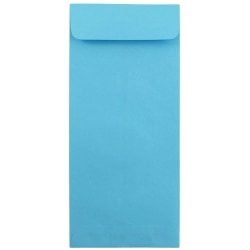 JAM PAPER #12 Policy Business Colored Envelopes, 4 3/4 x 11, Blue, Pack Of 25