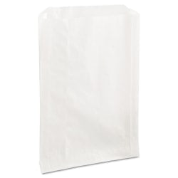 Bagcraft PB25 Grease-Resistant Sandwich Bags, 8in x 6 1/2in, White, Carton Of 2,000 Bags