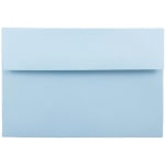 JAM Paper Booklet Invitation Envelopes, A10, Gummed Seal, Baby Blue, Pack Of 25