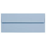 JAM PAPER #10 Business Premium Envelopes, 4 1/8in x 9 1/2in, Pastel Baby Blue, Pack Of 25