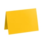 LUX Folded Cards, A2, 4 1/4in x 5 1/2in, Sunflower Yellow, Pack Of 1,000