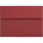 JAM Paper Booklet Invitation Envelopes, A6, Gummed Seal, Dark Red, Pack Of 25