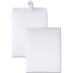 Quality Park Redi-Strip Catalog Envelopes, 10in x 13in, Self-Adhesive, White, Box Of 100