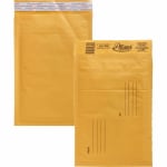 Alliance Rubber Kraft Bubble Mailers - Bubble - #0 - 6in Width x 10in Length - Peel & Seal - Paper - 25 / Carton - Kraft