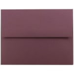 JAM Paper Booklet Invitation Envelopes, A2, Gummed Seal, Burgundy, Pack Of 25