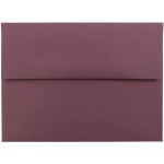 JAM Paper Booklet Invitation Envelopes, A6, Gummed Seal, Burgundy, Pack Of 25