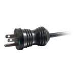 C2G 4ft 18 AWG Coiled Hospital Grade Power Cord (NEMA 5-15P to IEC320C13) - Black - Power cable - IEC 60320 C13 to NEMA 5-15 (M) - 4 ft - coiled - black