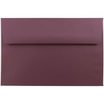 JAM Paper Booklet Invitation Envelopes, A9, Gummed Seal, Burgundy, Pack Of 25