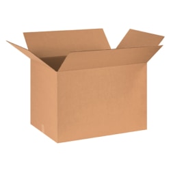 Partners Brand Corrugated Boxes 30in x 18in x 18in, Kraft, Bundle of 10