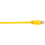 Black Box Connect Cat.5e UTP Patch Network Cable - 10 ft Category 5e Network Cable for Network Device - First End: 1 x RJ-45 Network - Male - Second End: 1 x RJ-45 Network - Male - 1 Gbit/s - Patch Cable - Gold Plated Contact - CM - 26 AWG - Yellow