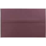 JAM Paper Booklet Invitation Envelopes, A10, Gummed Seal, Burgundy, Pack Of 25