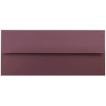 JAM PAPER #10 Business Premium Envelopes, 4 1/8 x 9 1/2, Burgundy, 25/Pack