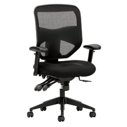 Office Star Work Smart Mesh Task Chair, Icon Black