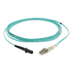 AddOn 2m LC to MT-RJ OM3 Aqua Patch Cable - Patch cable - MT-RJ/UPC multi-mode (M) to LC/UPC multi-mode (M) - 1 m - fiber optic - 50 / 125 micron - OM3 - halogen-free, molded, plenum - aqua