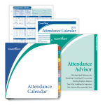 ComplyRight 2025 Attendance Calendar Kit, 8 1/2in x 11in, White, Pack Of 25