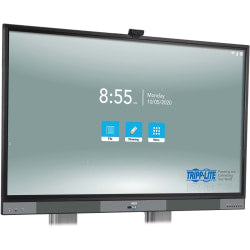 Tripp Lite Interactive Flat-Panel Touchscreen Display 4K 60Hz UHD 55in Display - 55in Class - Infrared - Multi-touch Screen - 3840 x 2160 - 4K UHD - 1.07 Billion Colors - 350 Nit - Speakers - HDMI - USB - VGA - 5 x HDMI In - Black, Silver