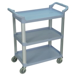 Honey-Can-Do Steel Jumbo Multipurpose Utility Cart, 36 7/8inH x 21 1/4inW x 16 3/4inD, White