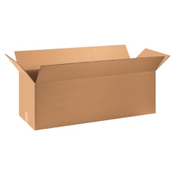 Partners Brand Long Corrugated Boxes 40in x 12in x 12in, Bundle of 15