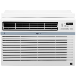 LG Window-Mounted Air Conditioner, 8,000 BTU, 12 7/16inH x 19 5/8inW x 19 7/16inD, White