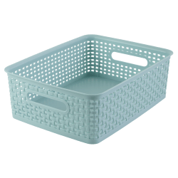 Mind Reader Basket Collection 3-Tier Stackable Storage Containers, Ivory