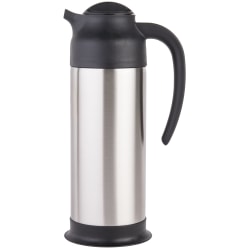 Hoffman Stainless Steel Insulated Coffee Carafes, 34 Oz, Pack Of 12 Carafes