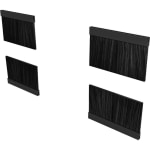 Vertiv Cable Pass Through Brush Kit for Top Panel - 8 pcs. (VRA2006) - Black - 8 Pack - Metal