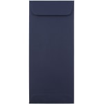 JAM Paper #10 Policy Envelopes, Gummed Seal, Navy Blue, Pack Of 25