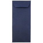 JAM Paper Policy Envelopes, #12, Gummed Seal, Navy Blue, Pack Of 25