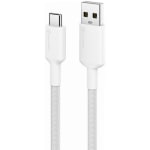 ALOGIC Elements PRO USB-C to USB-A Cable - Male to Male - 1m - USB 2.0 - 3A - 480Mbps - White - 3.28 ft USB/USB-C Data Transfer Cable for Wall Charger, Computer, Smartphone, Tablet, Notebook, Peripheral Device