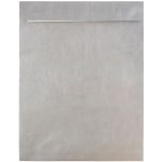 JAM Paper Tyvek Open-End 10in x 13in Catalog Envelopes, Self-Adhesive, Silver, Pack Of 25