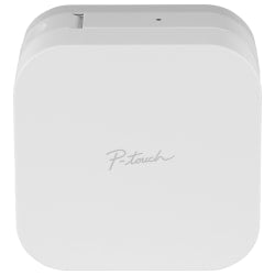 Brother P-touch PTP300BT CUBE Smartphone Label Maker, White