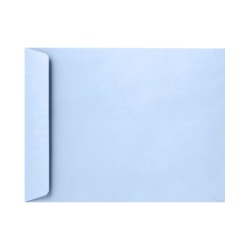 LUX Open-End 10in x 13in Envelopes, Peel & Press Closure, Baby Blue, Pack Of 500