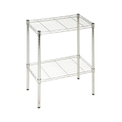 Honey-can-do SHF-01443 Urban Shelving 5-Tier Adjustable Storage Shelving Unit, Chrome - 5 Tier(s) - 72in Height x 14in Width36in Length - Floor - Durable, Adjustable Shelf, Rust Resistant - Steel