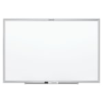 Quartet Classic Magnetic Dry-Erase Whiteboard, 60in x 36in, Aluminum Frame With Silver Finish