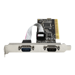 StarTech.com PCI Serial Parallel Combo Card with Dual Serial RS232 Ports (DB9) & 1x Parallel Port (DB25), PCI Adapter Expansion Card