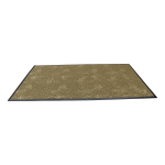 Waterhog Plus Swirl Floor Mat, 48in x 72in, Khaki