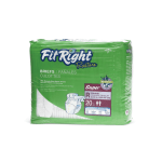 FitRight Restore Briefs, Regular, Purple, Bag Of 20