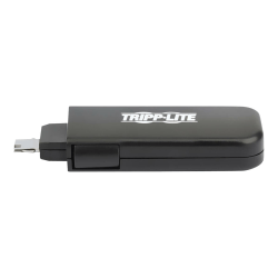 Tripp Lite USB-A Port Blockers with Reusable Key - USB port blocker - black - 3 in - TAA Compliant - for P/N: U2BLOCK-A10-RD