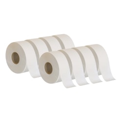 Pacific Blue Basic by GP PRO Jumbo 1-Ply High-Capacity Toilet Paper, Pack Of 8 Rolls