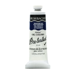 Grumbacher P049 Pre-Tested Artists Oil Colors, 1.25 Oz, Cobalt Blue